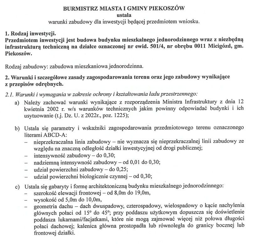 Działka budowlana Micigózd Górna Kolonia, ul. Kolonia. Zdjęcie 7