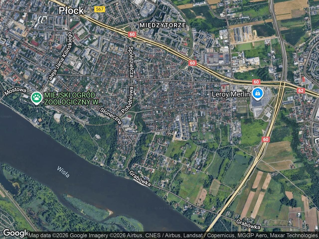 Działka budowlana Płock, ul. Różana