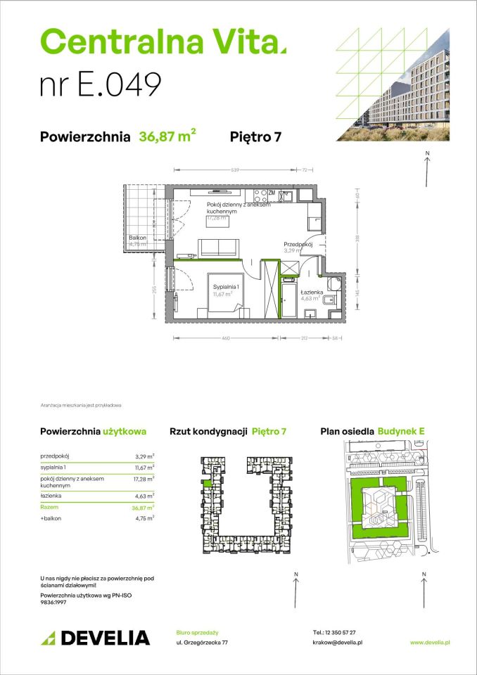 Mieszkanie 2-pokojowe Kraków Czyżyny, ul. Romana Ciesielskiego. Zdjęcie 14
