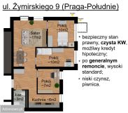 Mieszkanie 4-pokojowe Warszawa Praga-Południe, ul. Franciszka Żymirskiego. Zdjęcie 3