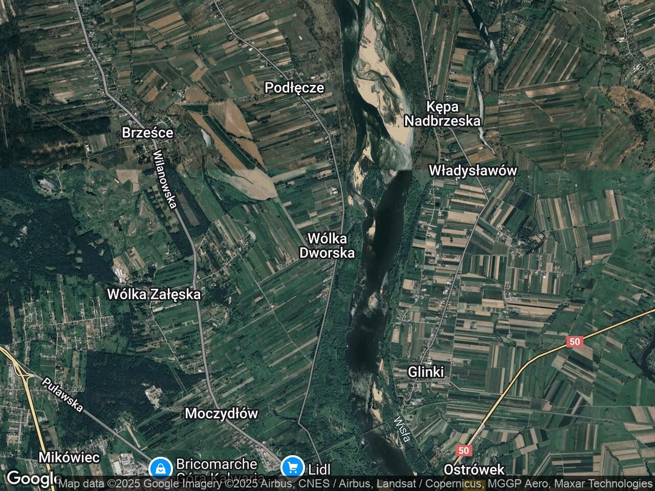 Działka budowlana Wólka Dworska, na wsi nie ma ulic!