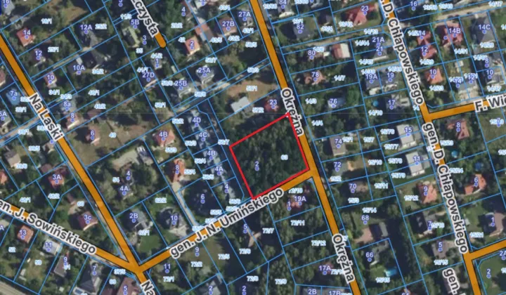 Działka budowlana Grodzisk Mazowiecki Centrum, ul. Okrężna