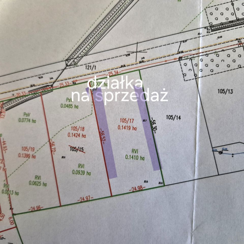 Działka budowlana Smerzyn. Zdjęcie 2