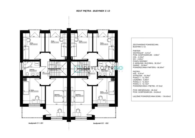 bliźniak, 5 pokoi Wasilków. Zdjęcie 15