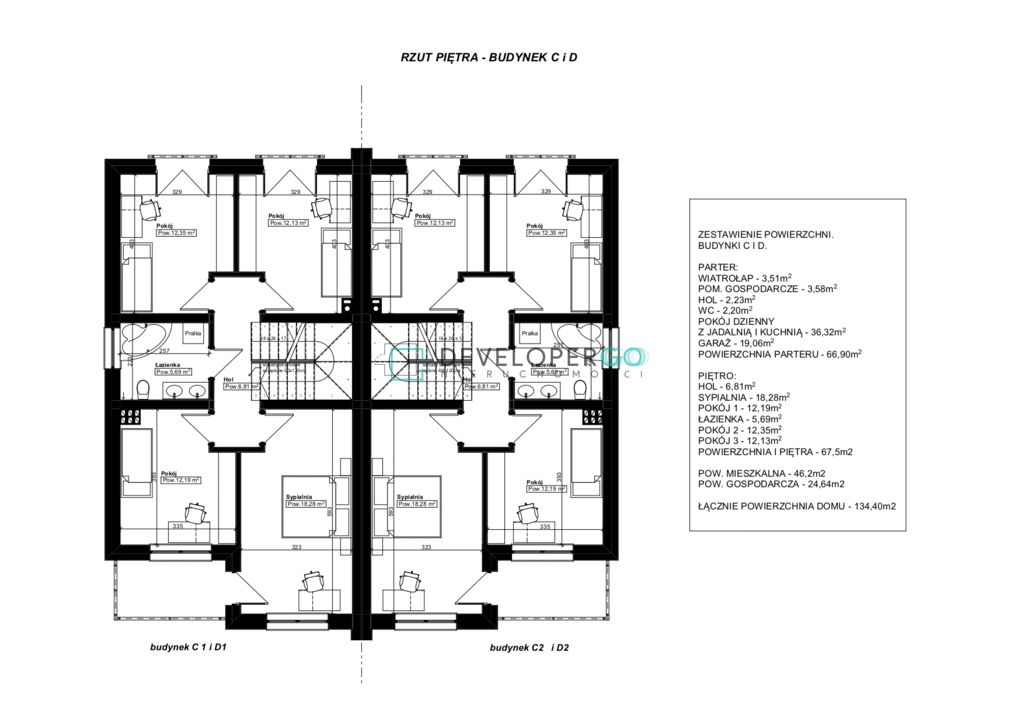 bliźniak, 5 pokoi Wasilków. Zdjęcie 15