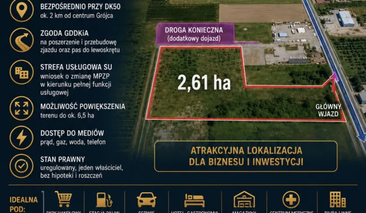 Działka inwestycyjna Janówek
