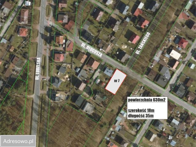 Działka budowlana Biała Podlaska, ul. Jana Długosza. Zdjęcie 1