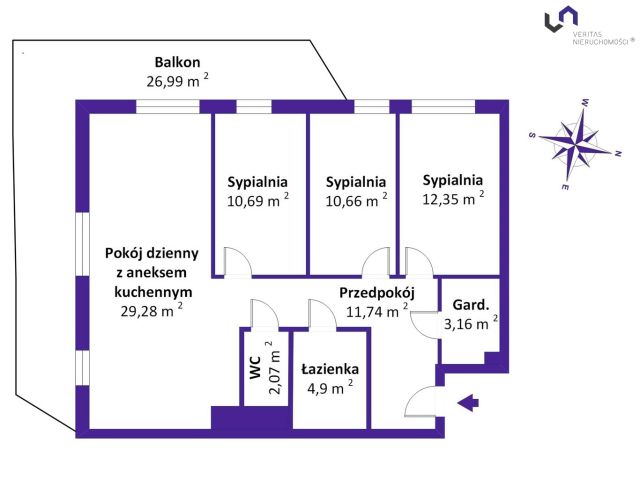 Mieszkanie 4-pokojowe Katowice Dolina Trzech Stawów, ul. Szybowcowa. Zdjęcie 22