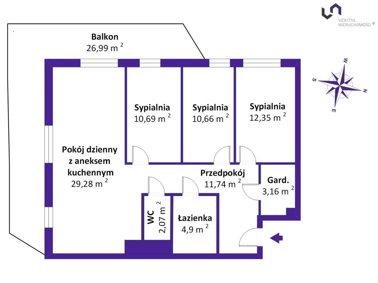 Mieszkanie 4-pokojowe Katowice Dolina Trzech Stawów, ul. Szybowcowa. Zdjęcie 22