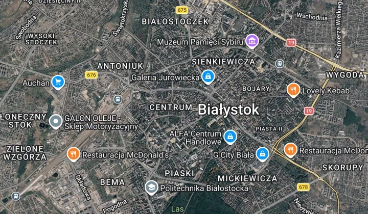 Mieszkanie 3-pokojowe Białystok Centrum, Poleska