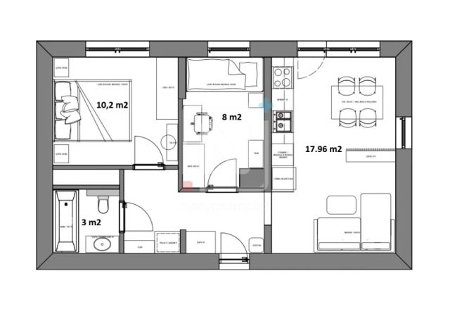 Mieszkanie 3-pokojowe Warszawa Mokotów, ul. Burgaska. Zdjęcie 10