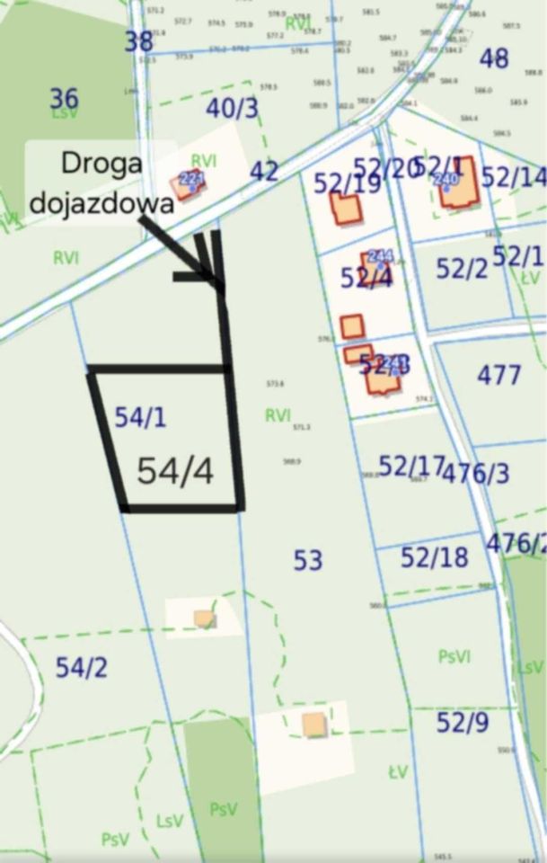 Działka budowlana Binczarowa. Zdjęcie 6