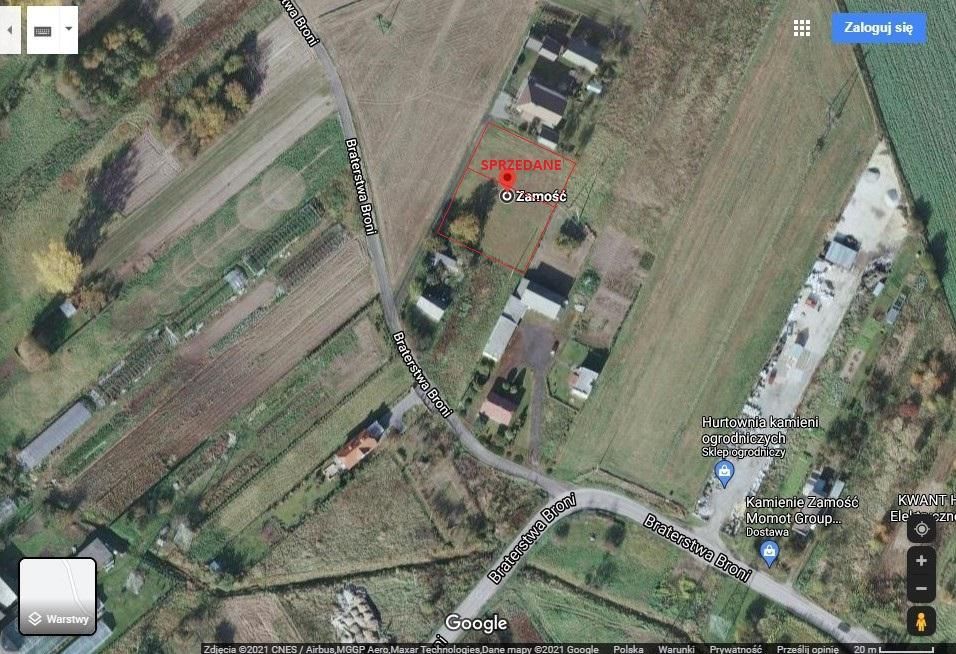 Działka budowlana Zamość Janowice Duże, ul. Braterstwa Broni. Zdjęcie 6