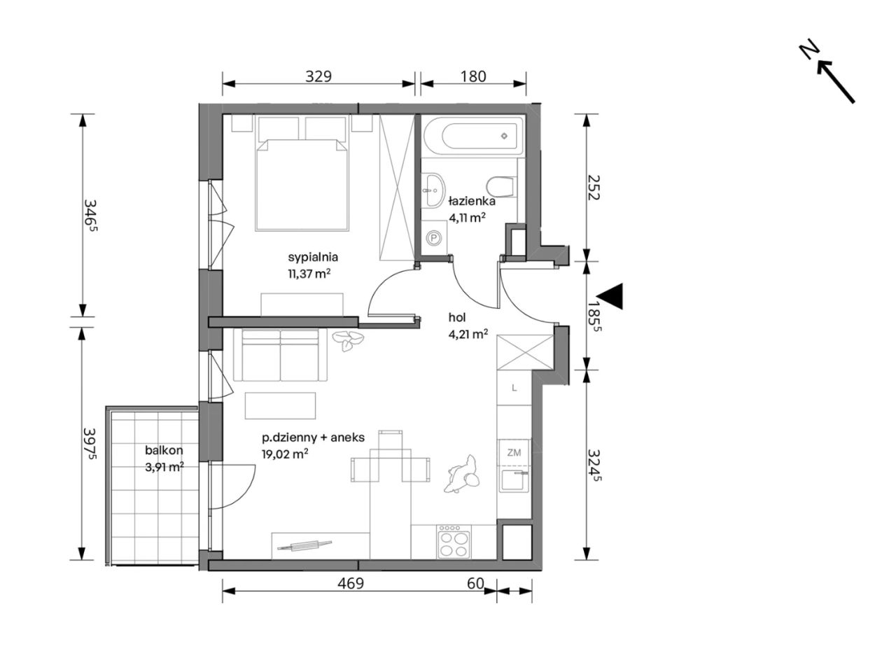 Mieszkanie 2-pokojowe Warszawa Włochy, ul. Trzcinowa. Zdjęcie 11