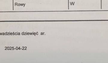 Działka rolno-budowlana Blizin