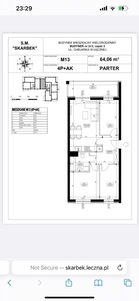Mieszkanie 3-pokojowe Łęczna, ul. Cichy Zakątek. Zdjęcie 1