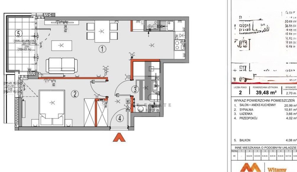 Mieszkanie 2-pokojowe Warszawa Mokotów, ul. Domaniewska. Zdjęcie 12