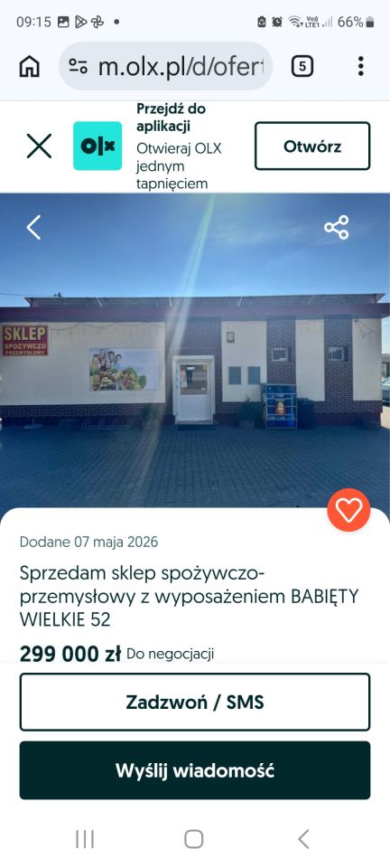 Nieruchomość komercyjna Babięty Wielkie, Babięty Wielkie. Zdjęcie 1