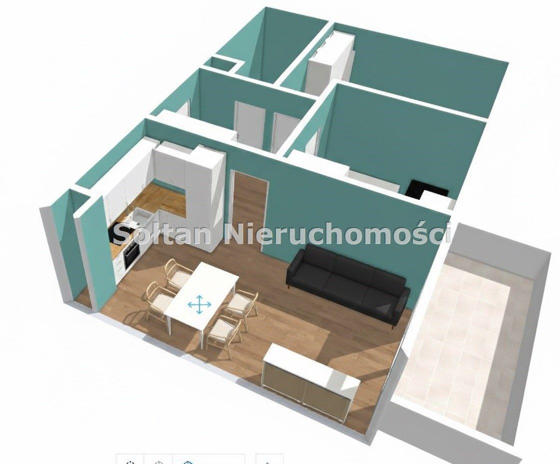 Mieszkanie 3-pokojowe Warszawa Gocław, ul. gen. Tadeusza Bora-Komorowskiego. Zdjęcie 24