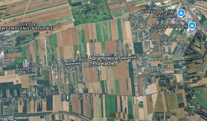 Działka budowlana Abramowice Prywatne, ul. Rubinowa