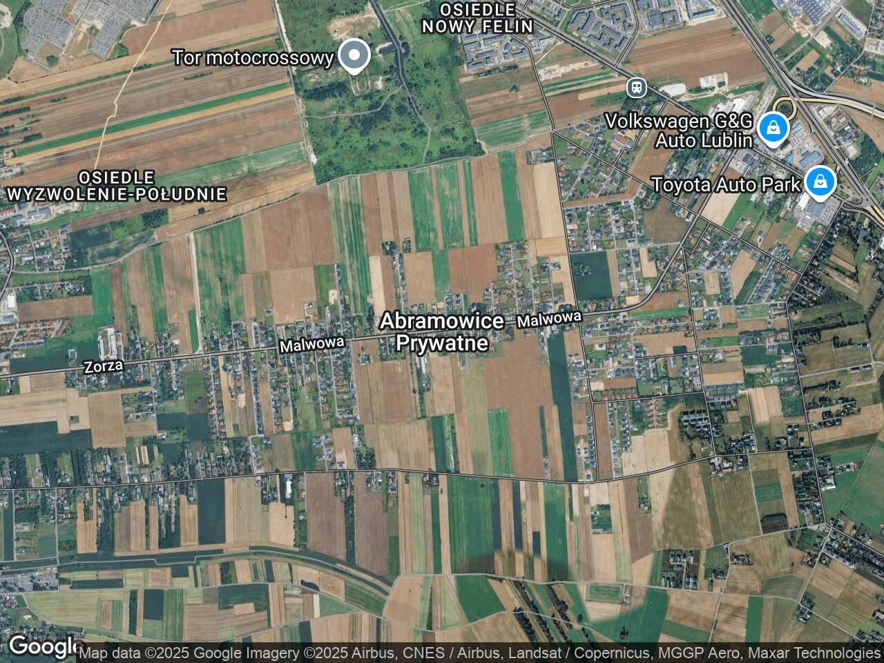 Działka budowlana Abramowice Prywatne, ul. Rubinowa