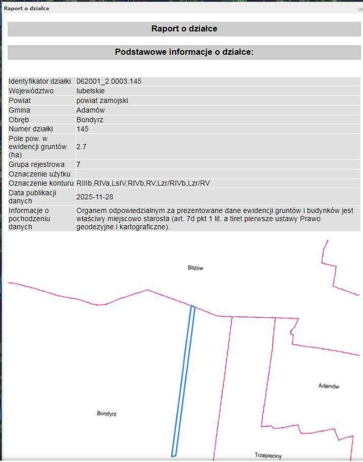 Działka rolna Bondyrz. Zdjęcie 2
