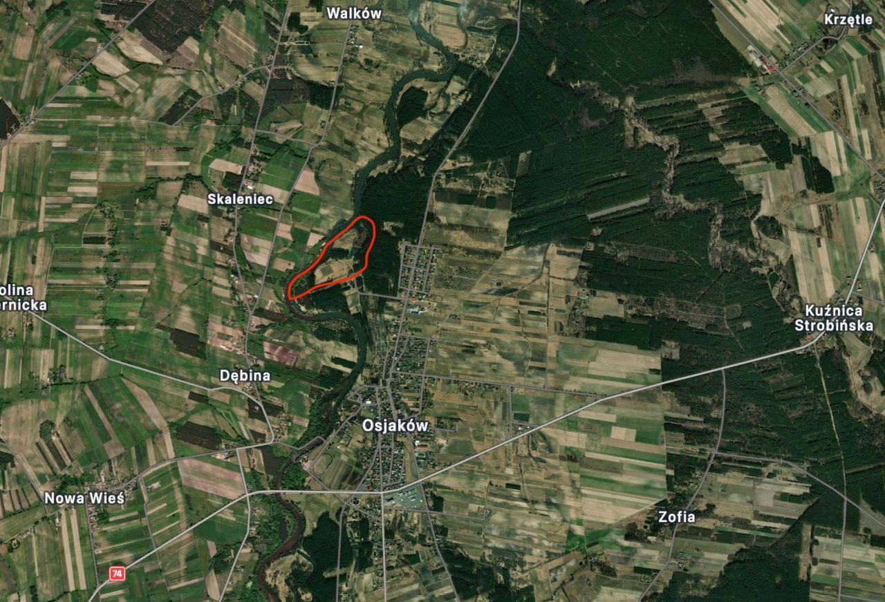 Działka rekreacyjna Osjaków, ul. Wesołe Kąty. Zdjęcie 2