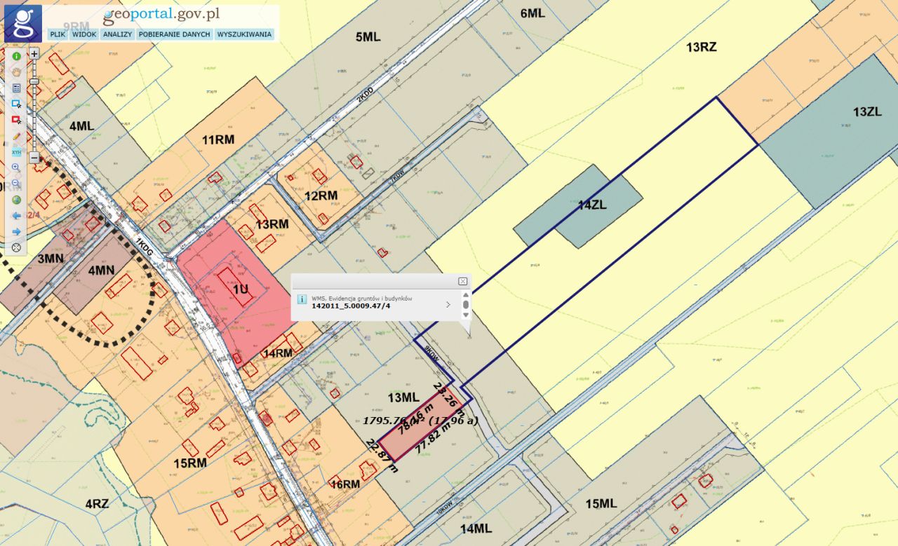 Działka budowlana Idzikowice. Zdjęcie 4