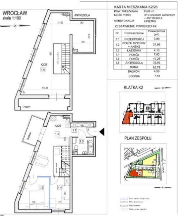 Mieszkanie 4-pokojowe Wrocław Fabryczna, ul. Michała Wołodyjowskiego. Zdjęcie 3