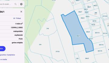 Działka rolno-budowlana Stróża