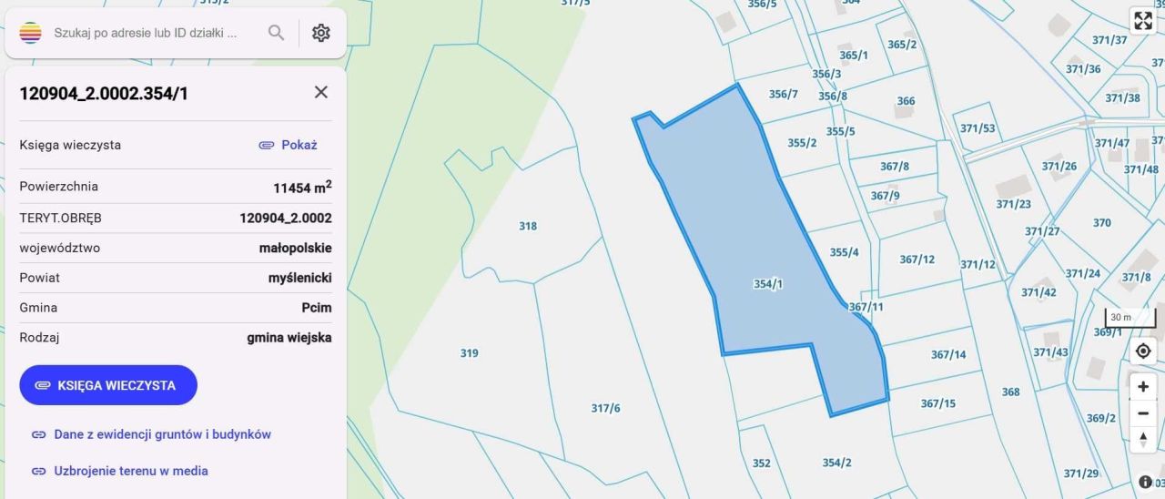 Działka rolno-budowlana Stróża. Zdjęcie 2