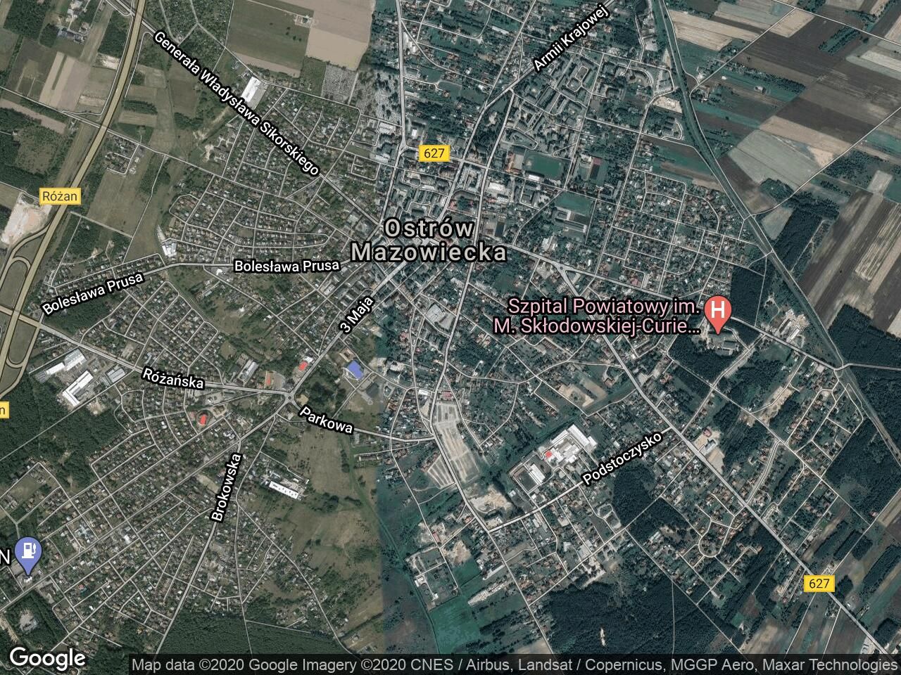 Działka budowlana Ostrów Mazowiecka, pl. Ludwika Waryńskiego