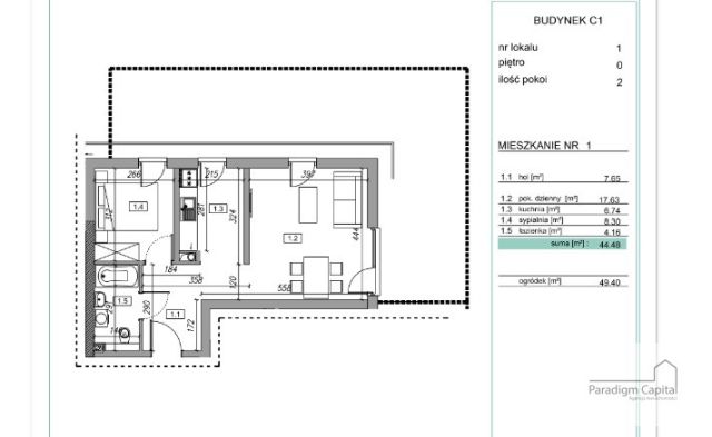 Mieszkanie 2-pokojowe Zawada. Zdjęcie 20