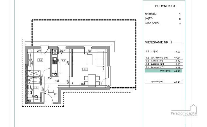 Mieszkanie 2-pokojowe Zawada. Zdjęcie 20