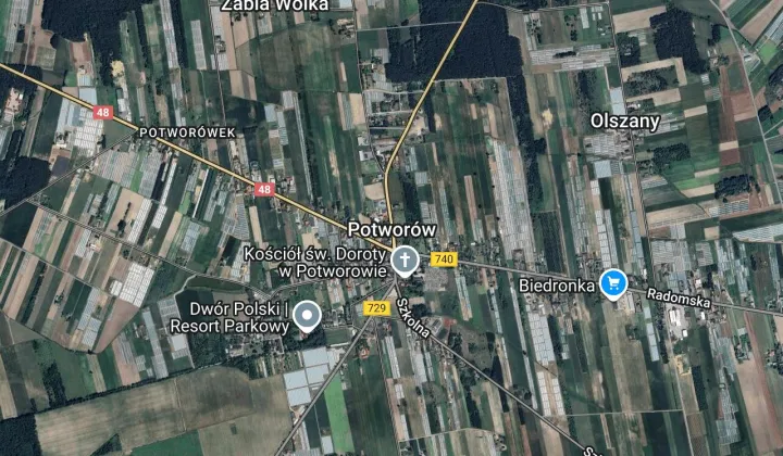 Działka budowlana Potworów