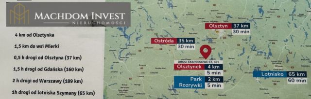 Działka budowlana Mierki. Zdjęcie 1