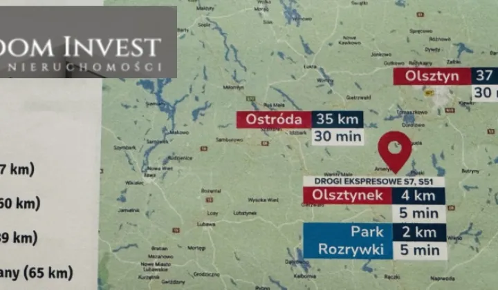 Działka budowlana Mierki