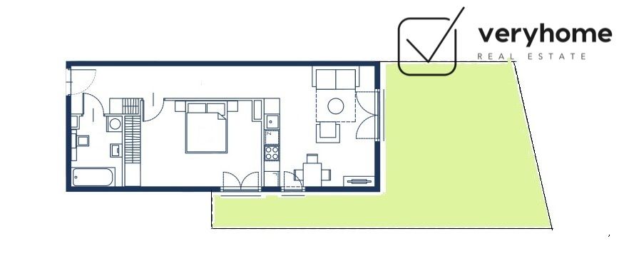 Mieszkanie 2-pokojowe Kraków Ruczaj. Zdjęcie 6