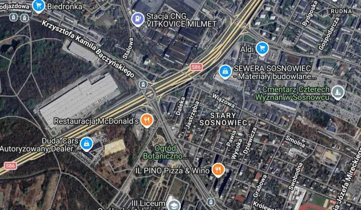 Mieszkanie 2-pokojowe Sosnowiec Stary Sosnowiec, ul. Daleka