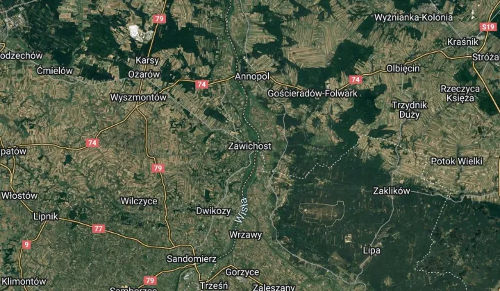 Działka budowlana Zawichost Piaski