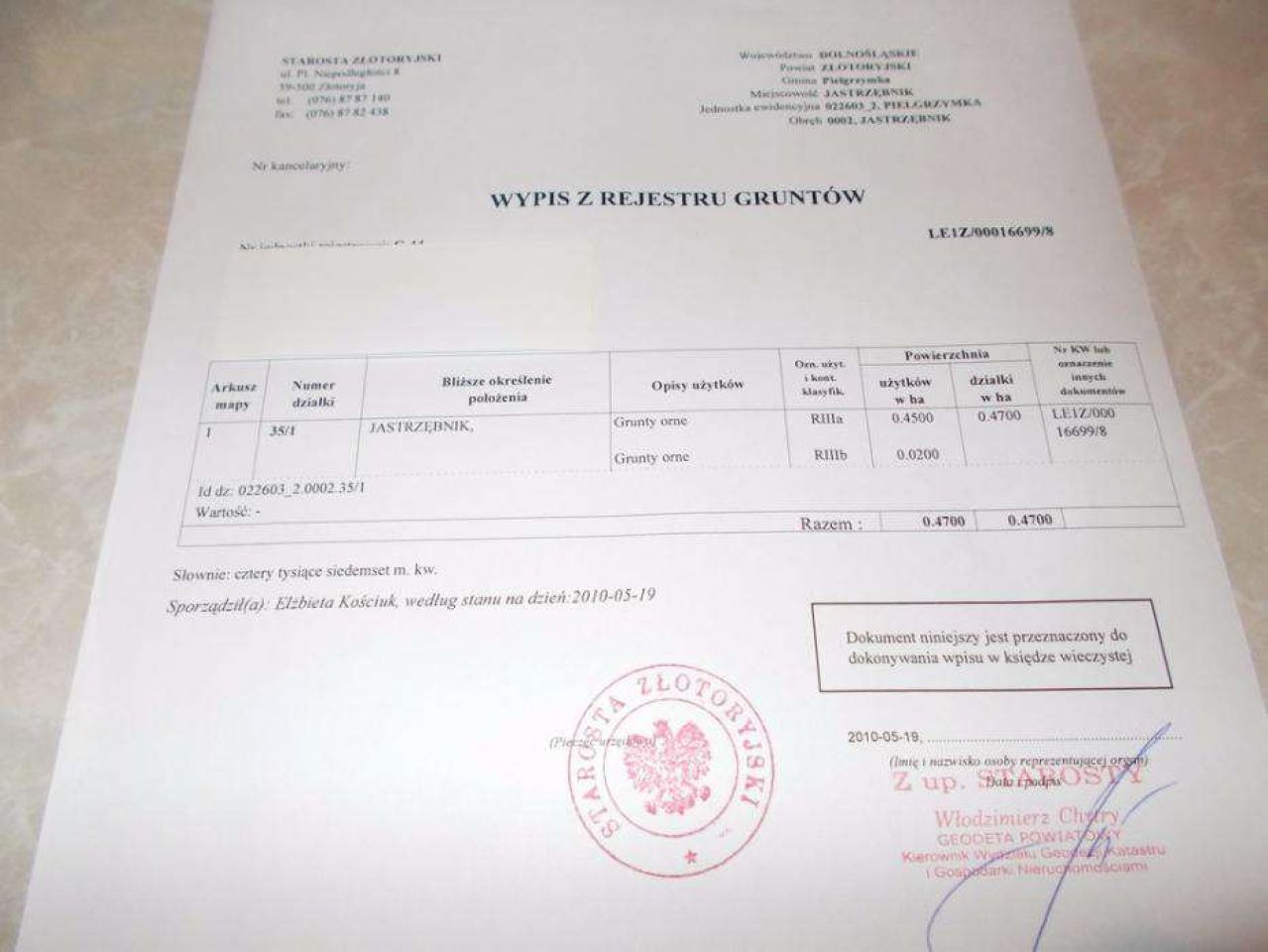 Działka rolno-budowlana Jastrzębnik. Zdjęcie 5