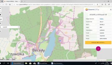 Działka budowlana Becejły