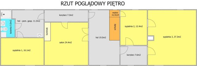 bliźniak, 5 pokoi Kruków. Zdjęcie 5