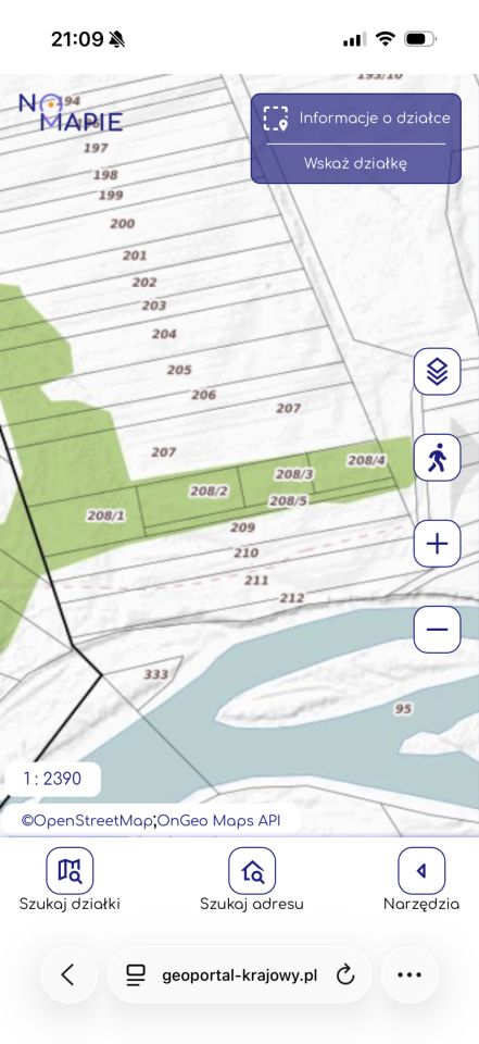 Działka rolna Mysiakowiec Kępa Mysiakowska. Zdjęcie 2