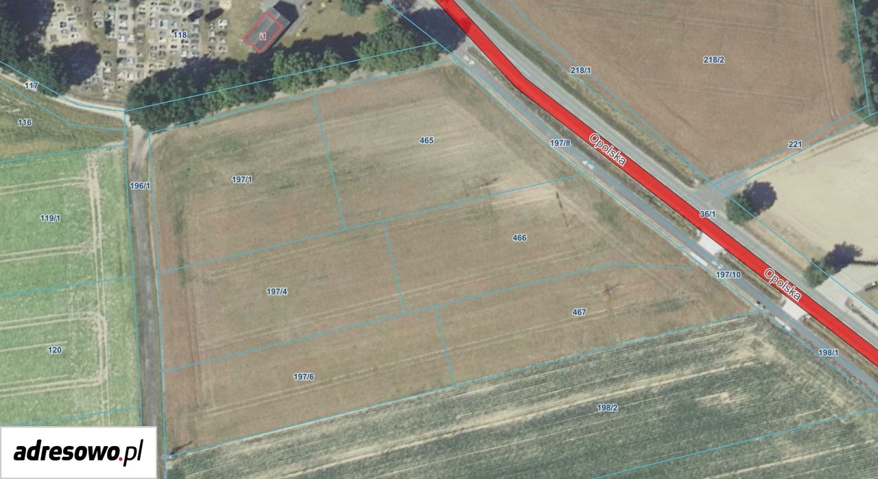Działka inwestycyjna Świerczów, ul. Opolska. Zdjęcie 9