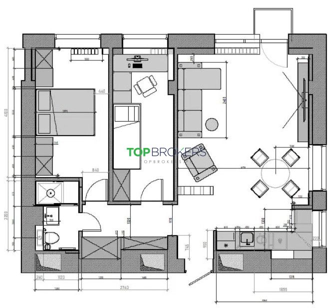 Mieszkanie 3-pokojowe Warszawa Mokotów, ul. Czerniakowska. Zdjęcie 17