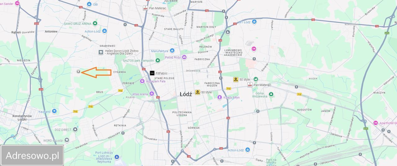 Działka budowlana Łódź Stare Złotno, ul. Aleja Nikoli Tesli. Zdjęcie 4