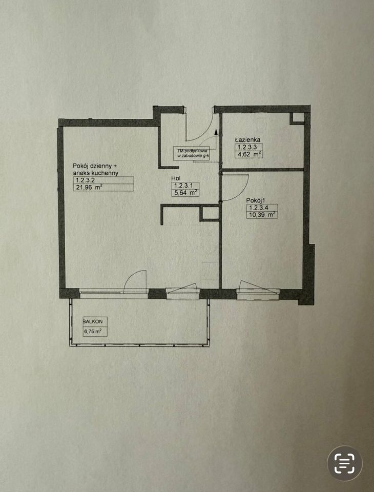 Mieszkanie 2-pokojowe Gdańsk Jasień, ul. Tadeusza Jasińskiego. Zdjęcie 8