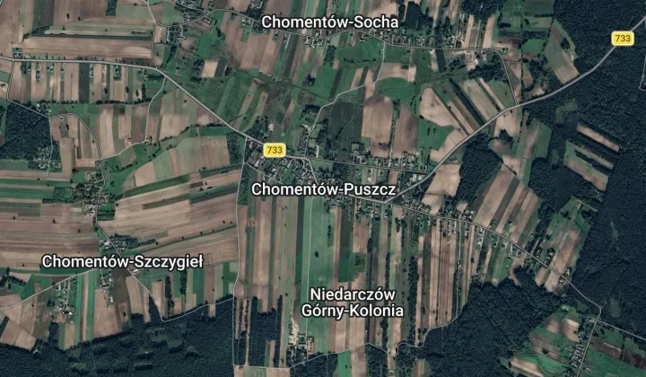 Działka leśna Chomętów-Puszcz, Ogrodowa