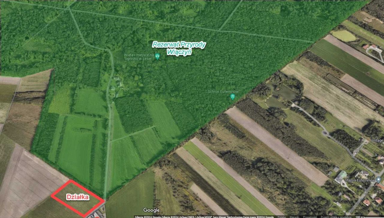 Działka inwestycyjna Wiączyń Dolny. Zdjęcie 2